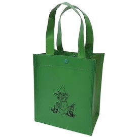Indigo MOOMIN MV692 Moomin Plastic Tote Bag, Snuffkin Green