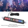 LED Scrolling Sign 12x72 Pixels 230x50mm Bluetooth APP Programmable LED