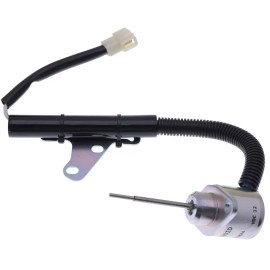 Unbranded Fuel Shutoff Solenoid 1G820-60010 For Kubota K008-5 KX018-4 KX41-3 Engine D722
