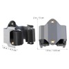 CooFel Broom Holder Wall Mount 10 Pack Heavy Duty Metal