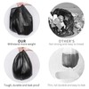 PetsHome Trash Bags, Garbage Bags, 100 Count 6 Gallon [Extra