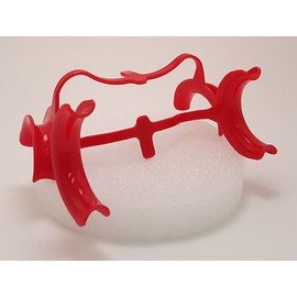 Plasdent EX-9006-L Disposable Cheek Retractors Size Large Red in Color 10/pk