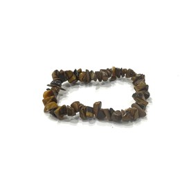 Grounding Stone - Reiki Energy Charged Tigers Eye Polished Crystal Bracelet (Beautifully Gift Wrapped)
