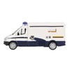 Kids Vehicle Toy 4 Door Opening Simulated Pull Back Alloy