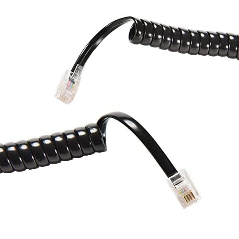 Audiophan Handset Curl Cord (Cross Wire) RJ9 4 Poles 4