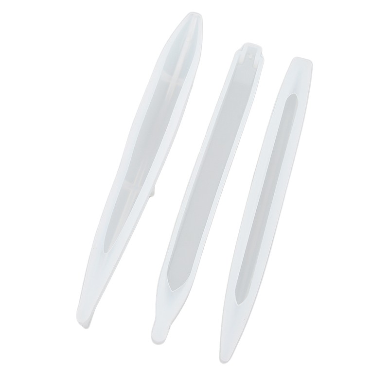 9Pcs Pen Resin Molds Silicone Smoothing Durable Easy Removal Ballpoint