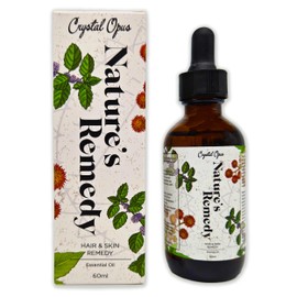 Hair and Skin Remedy. 100% Natural Rosemary Oil, Caster Oil and Jojoba Oil. Our Oil Blend Can Be Applied Directly and Massaged Into Skin, Scalp, and Hair.