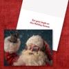 Rock 'n Roll Santa Holiday Card Pack - Set of