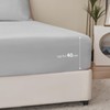 RUIKASI Superking Fitted Sheet Deep - Light Grey Bottom Sheet