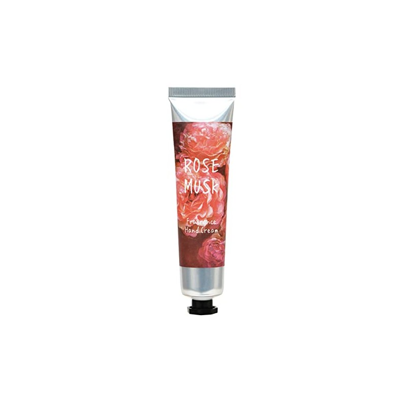 John's Blend Hand Cream Tube Rose Musk with Moisturizing Ingredients