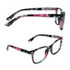 LAMBBAA Vintage Square Progressive Multifocal Presbyopic Glasses, Photochromic Gray Sunglasses