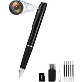 DUVIX Mini Camera Small 1080P Portable Security 32GB Cam Pen | Home Security Mini Nanny Camera