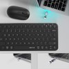 Mini Computer Wireless Keyboard and Mouse Combo, UBOTIE Colorful Compact