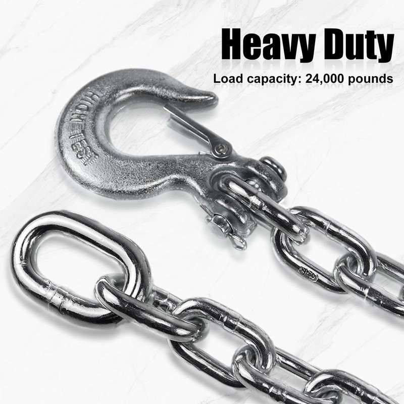 RULLINE Trailer Ultimate Connection Safety Chains Kit - 5th Wheel