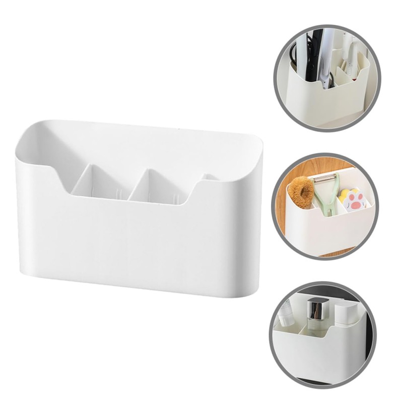 ABOOFAN 1Set Hanging Shower Basket Wall Mounted Sundry Container for