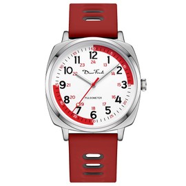 Waterproof Nurse Watch for Medical Professionals,Women Men, 24 Hour with Second Hand, Military Time Easy to Read Dial