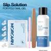 Morovan Nail Polygel Slip Solution: Salon-Grade Slip Liquid & Dual
