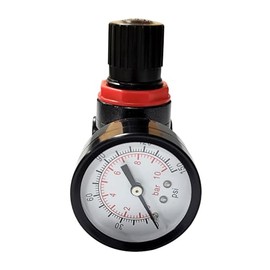 YSIL Air Compressor Pressure Regulator With Bracket and Gauge Female Thread 1/2 NPT 0-140 PSI Adjustable BR4000