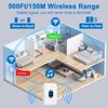 Daytech Door Sensor Chime Entry Alert Chime Wireless Door Window