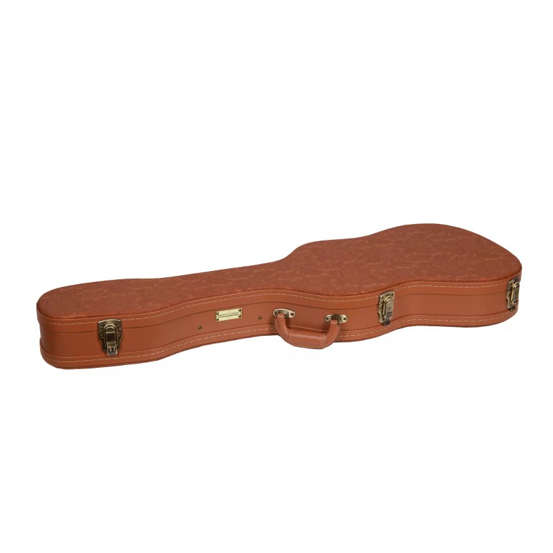 Crossrock Wooden Case for Telecaster and Stratocaster Style Electric Guitars