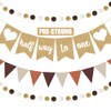 Half Way to One Banner, 4 Pcs 1/2 Birthday Decorations