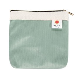 Happy RURU Mini Pouch, Cosmetic Pouch, Cute, Small Cosmetic Case, Small, green