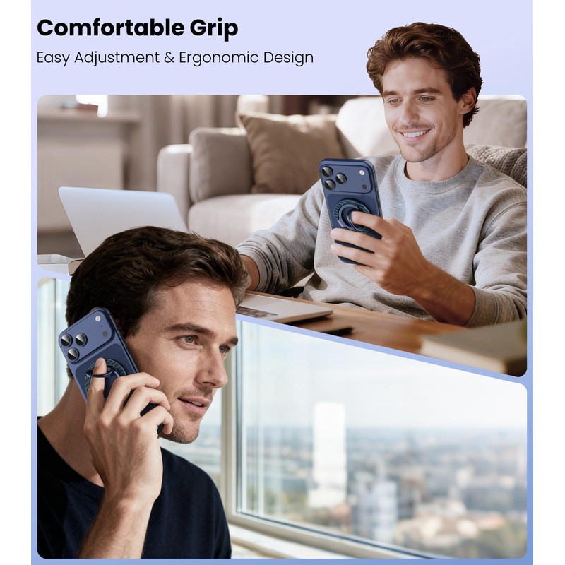 Nillkin FiberSnap MagSafe Phone Grip for Dual-Sided Magnet & Carbon