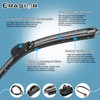 Erasior 14" Car Rear Window Wiper Blade Fit For Nissan