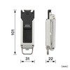 Tajima Safety System for Cef-holder Body Belts, Metal Slim, SF-MSHLD
