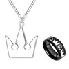 Collar de 2 piezas con diseño de coronas de Kingdom