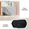 Indoor Air Conditioner Cover Window AC Unit Cover with Drawstring