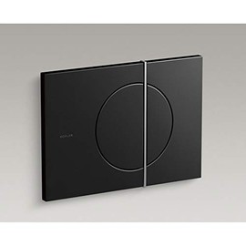 Kohler K-75891-GB1 Flush Act Plate for Tank/Carrier Syst .8/1.6 GPF Black/Chrome
