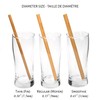 Pack of 3 Bamboo Straws - Move Line by Bamboo