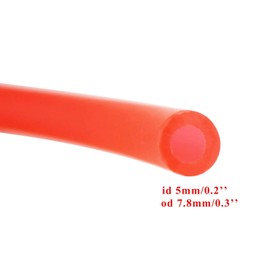 PRO BAT 5 mm/0.2'' Gas Fuel Line Tube for GY6 50-150cc Engine ATV Dirt Bike Go Kart Moped Pocket Bike (10ft / 118'', Red)