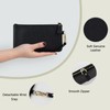 AdiStylinno Wristlet Wallets, Large Capacity Clutch Wallet with Strap Coin