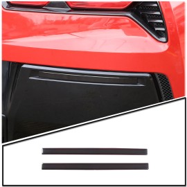 xiaoerdian2020 For Corvette C7 2014-2019 Rear Fog Light Guard Shade Trim Cover ABS