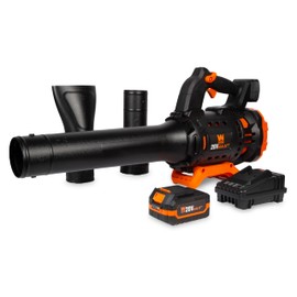 WEN 20V Max Cordless Brushless Axial Leaf Blower with 4Ah Battery and Charger (20711)