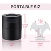 Pretty memory Eyelash Glue Storage Container with Digital Display, Temperature