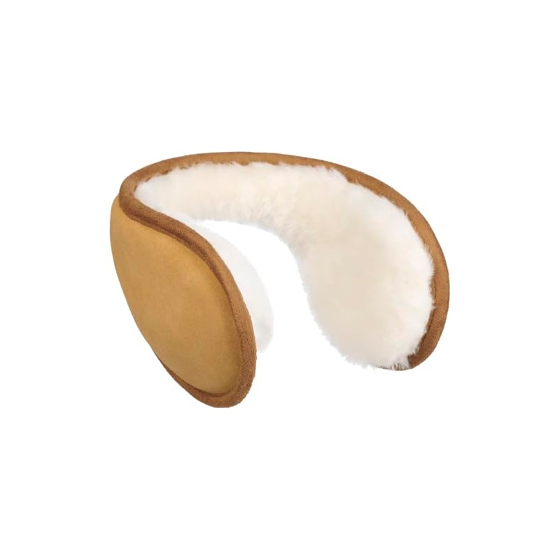 Seeberger Lambswool Ear Muffs Ear Warmers, camel, Unit size