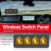 buymoremoreshop For Jeep Wrangler JK 4 Gang Switch Panel Electronic
