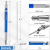 Hiboom 4 Pcs Welders Pencil with 48 Pcs Silver Round