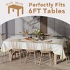 Fantastshop Plastic Tablecloths Disposable - 6 Packs 54 x 108