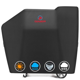 Comnova Grill Cover for Masterbuilt Gravity Series 800 Digital Charcoal Grill and Smoker, Waterproof & Heavy Duty, 600D Charcoal Grill Cover for MB20040221, Black (56" x 20" x 47")