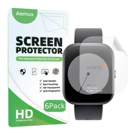 Aemus Screen Protector Compatible for CMF by Nothing Watch Pro (6 Pack) Smartwatch Full Coverage Clear TPU Soft Film