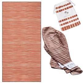 RB INTERNATIONAL Beach Towel with Bag, Microfiber Waffle Construction Double-Sided. Sand-Free, Quick-Dry, Lightweight for Swimming, camping, yoga, Gym, hiking, Bath, Holiday essentials. (160 x 80 cm)