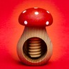 SIKORA NK-P Nutcracker Made of Beech Wood as Mushroom Figure