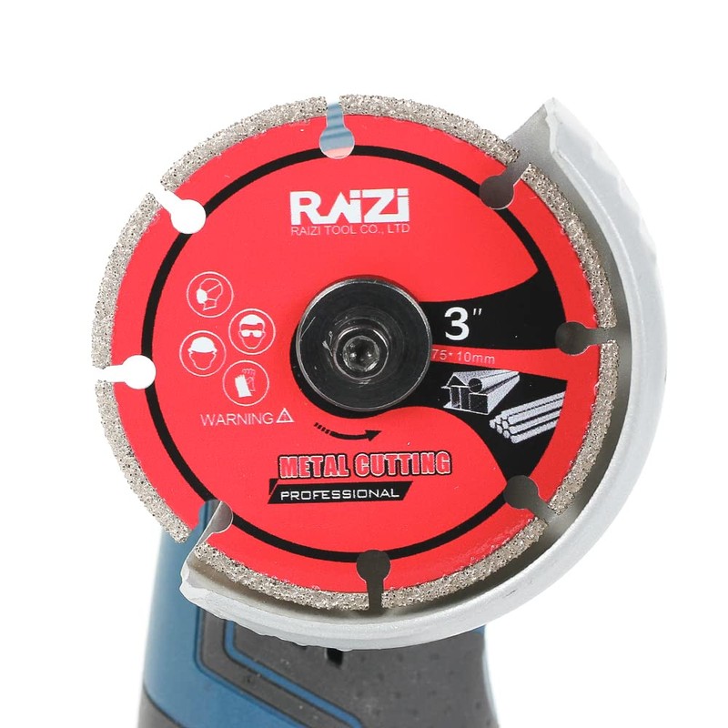 Raizi 75mm Professional Diamond Metal Cutting Disc Blade for Steel