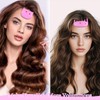 2Pcs Wind Shaping Styling Combs for Fluffy Bangs-2 Sizes(3/6 Teeth)