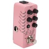 Digital Delay Pedal Metal Pink Guitar Looper Effect Pedals with
