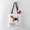 CafePress Beagle Rescue Polyester Tote Bag 16"x16"